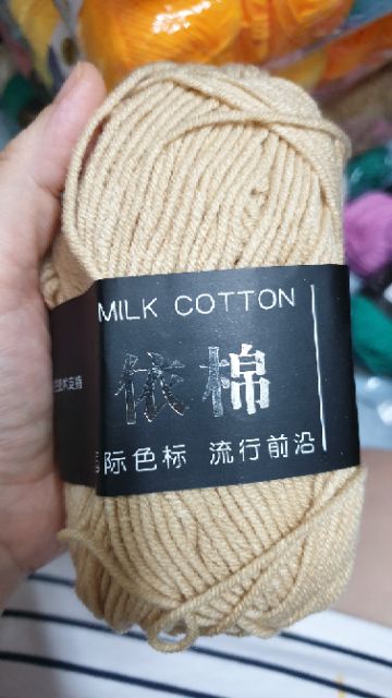 (sẵn giao) Len milk cotton (nhận order) NoBrand