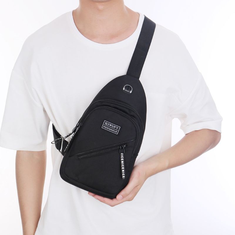 YOUYO LAORENTOU Men Shoulder Bag Chest Bag Waterproof Crossbody Bag Messenger Bag