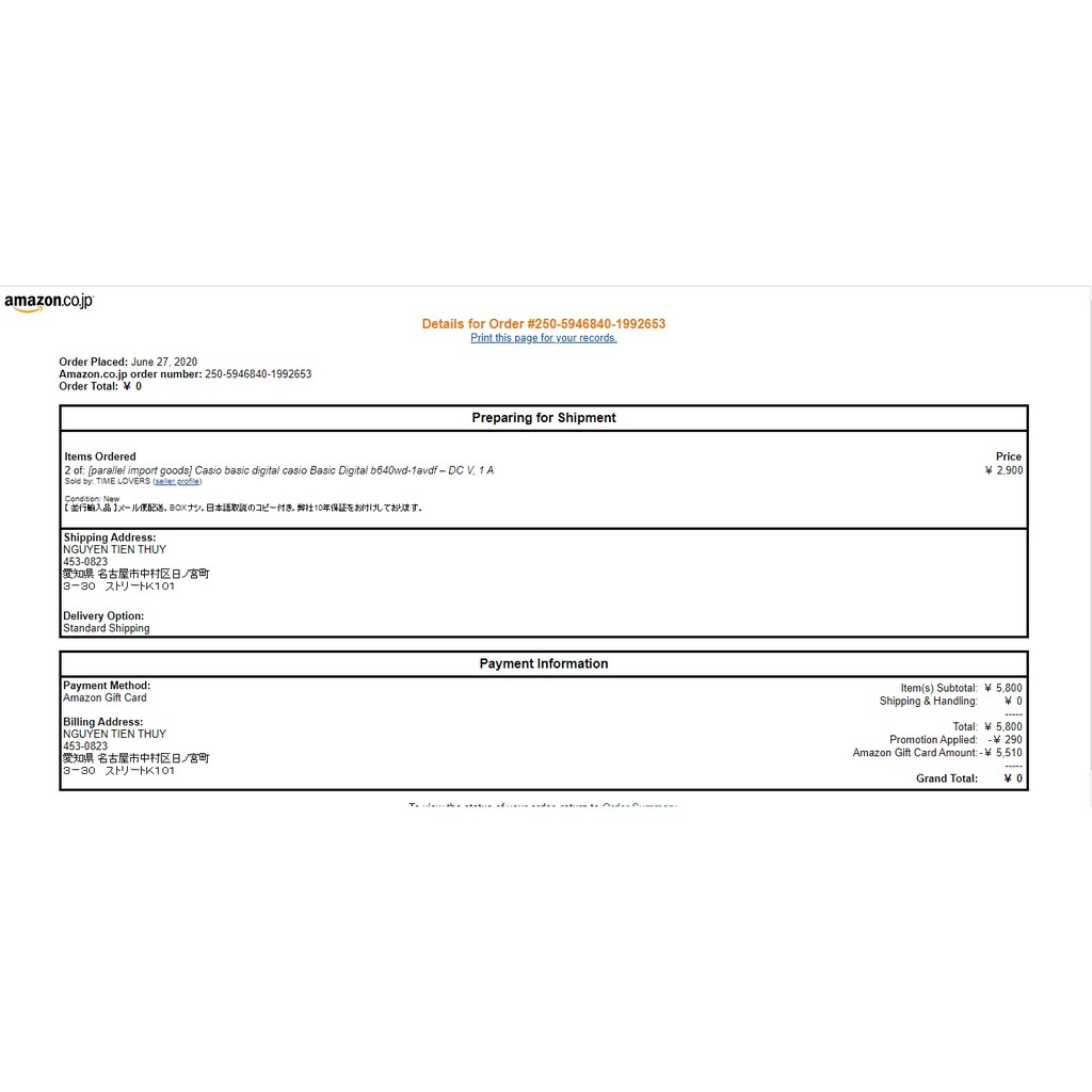 Đồng hồ Unisex Casio Standard A158