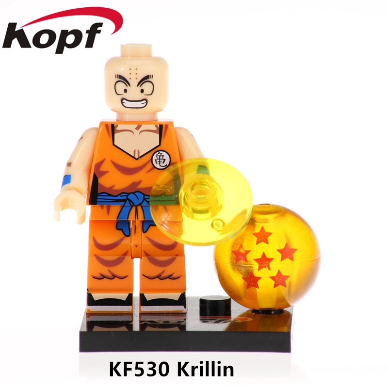 Khối lego hình nhân vật Son Goku Dragon Ball đồ chơi dành cho trẻ em KF6040