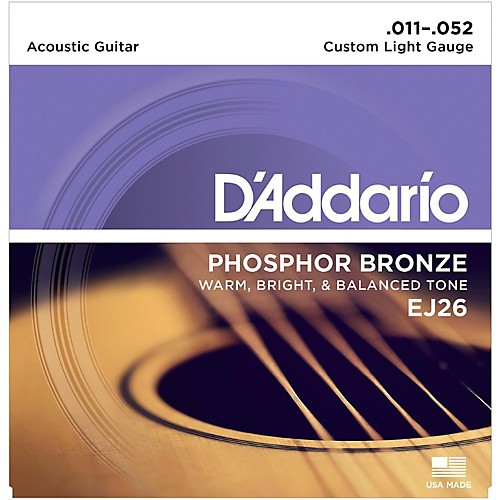 USA D'Addario EJ26 (11-52) - Dây Đàn Guitar Thùng