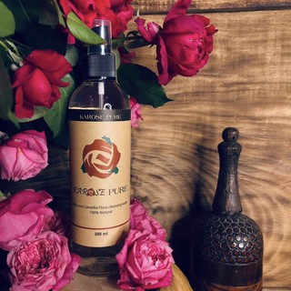 Nước lau mặt làm sạch da, tẩy trang hoa hồng Karose Pure 300ml
