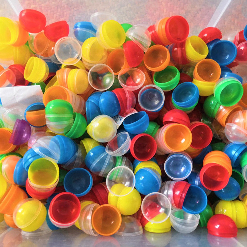 Bộ 10 quả bóng đồ chơi trong máy bán hàng tự động nhiều màu sắc đường kính 32mm 1.2inch