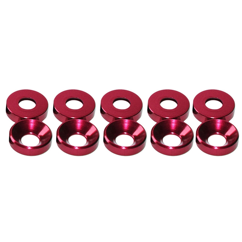 New Aluminum Alloy M3 Anodized Countersunk Head Bolt Washers Gasket