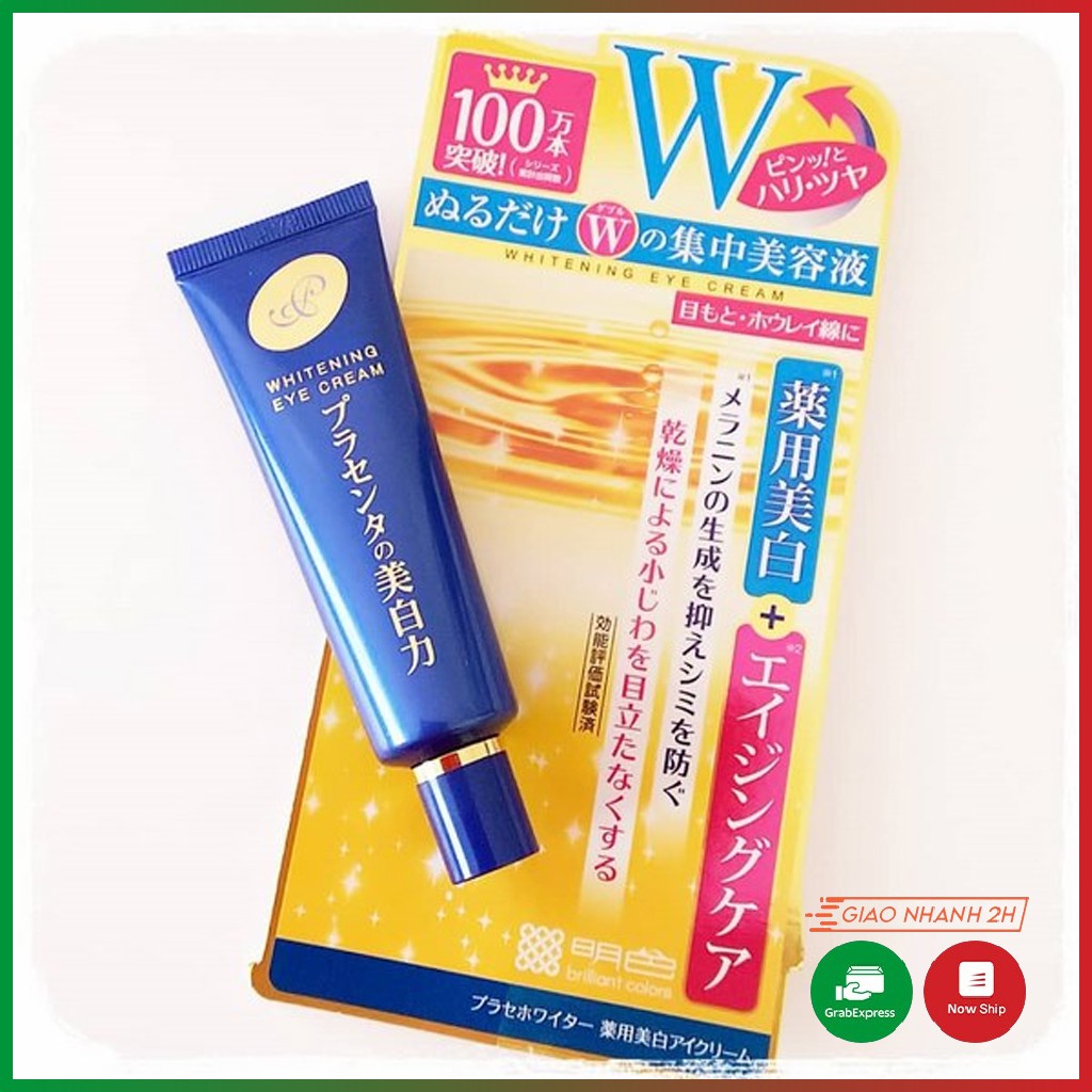 Kem mờ thâm làm sáng da vùng mắt Meishoku Whitening Eye Cream 30g Nhật Maneki | BigBuy360 - bigbuy360.vn