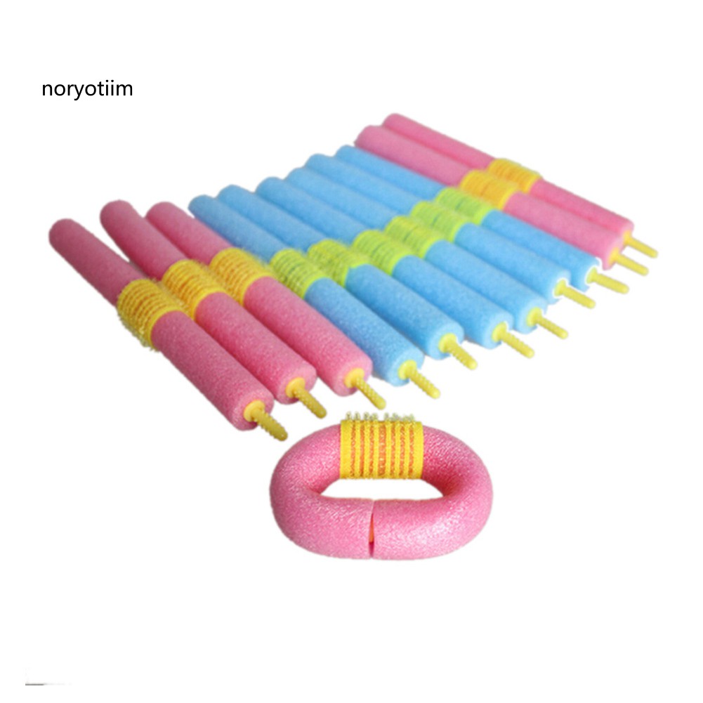 ✽Phụ Kiện Chuyên Dụng Dành Cho Wmff✽Set 12 Lô Uốn Tóc Bằng Bọt Biển DIY Dành Cho Nữ