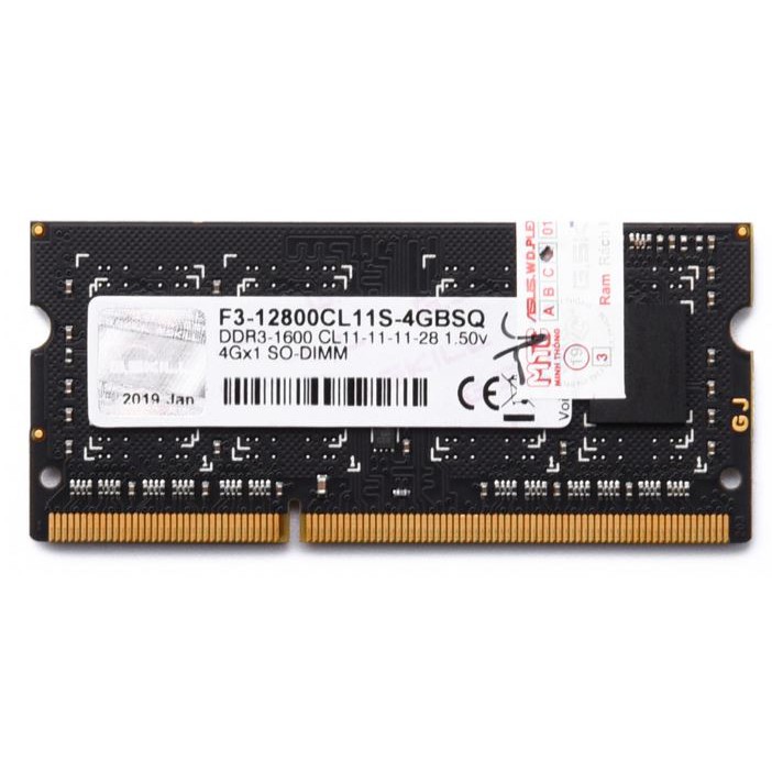 RAM G.SKILL 1x4GB DDR3 1600MHz