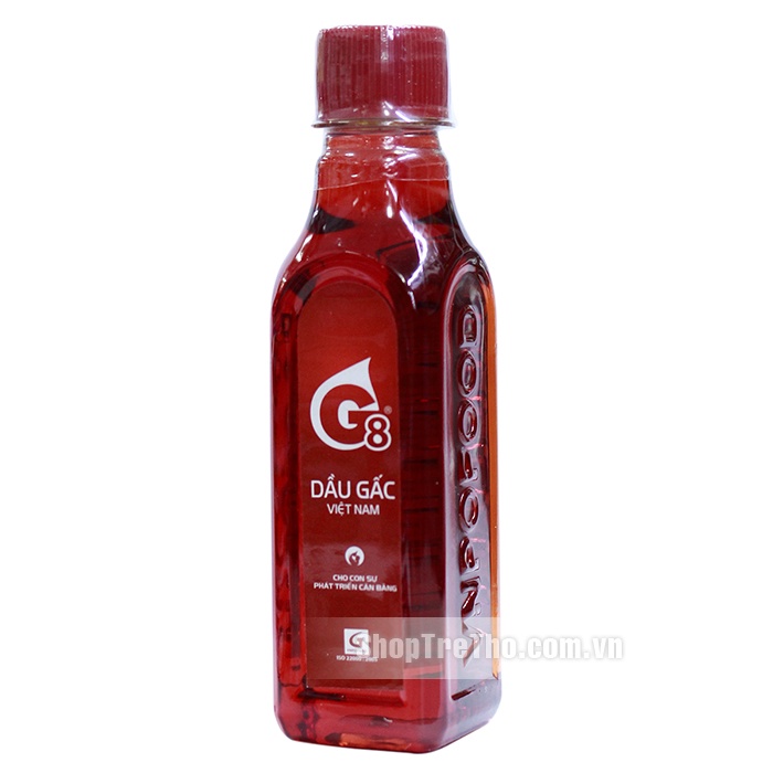 Dầu Gấc Cho Bé Ăn Dặm Vinaga G8 DHA Hỗ Trợ Bổ Mắt Chai 185Ml