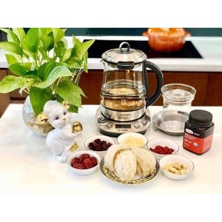Máy pha trà chưng yến HUROM Tea Master TM-P02FSS [Hàng nội địa Hàn Quốc]