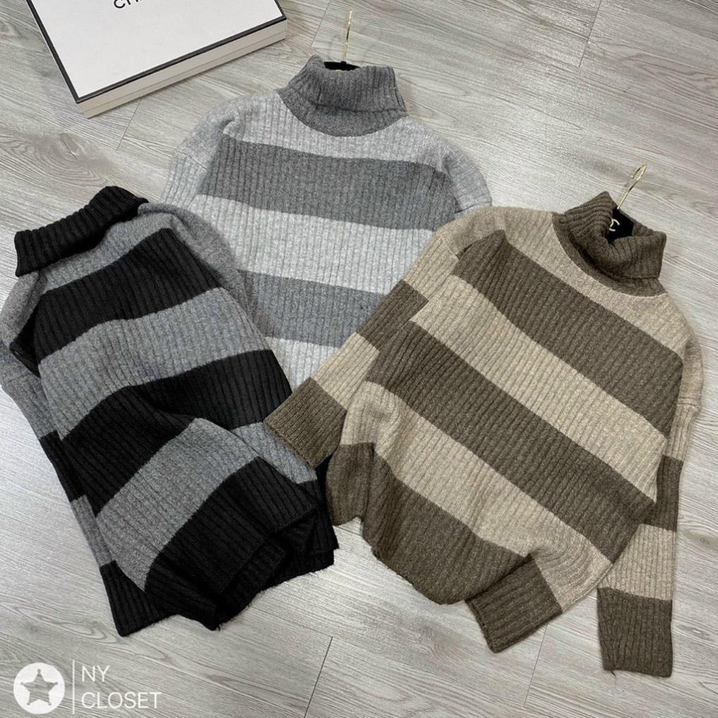 áo len nữ cổ lọ, áo len nữ tay dài form rộng chất len dày dặn mặc bao ấm phong cách cá tính hàng quảng châu cao cấp | BigBuy360 - bigbuy360.vn