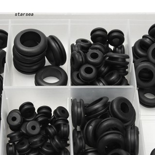 Set 180 vòng đệm cao su cao su bảo vệ dây điện