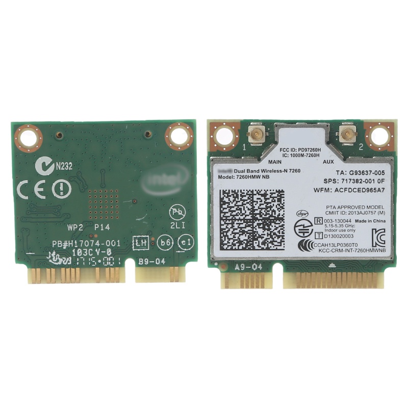 Card chuyển đổi không dây INTEL 2.4G/5G 7260 7260NB 7260HMW NB PCI-E 300Mb chuyên dụng