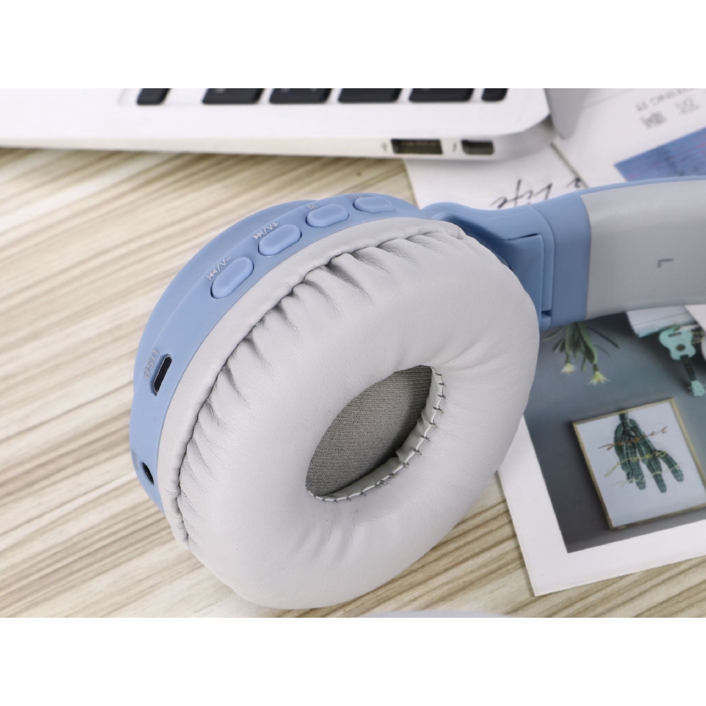 [Spot] Tai nghe Cat Cat Tai nghe LED Tai nghe Cat Tai nghe âm thanh Glowing Tai nghe Gaming | BigBuy360 - bigbuy360.vn