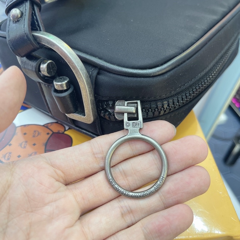 ⚡️[Mirror Quality] - Túi Đeo Chéo Off White Binder Nylon Small Crossbody Bag Black White, Túi đeo chéo OFF WHITE