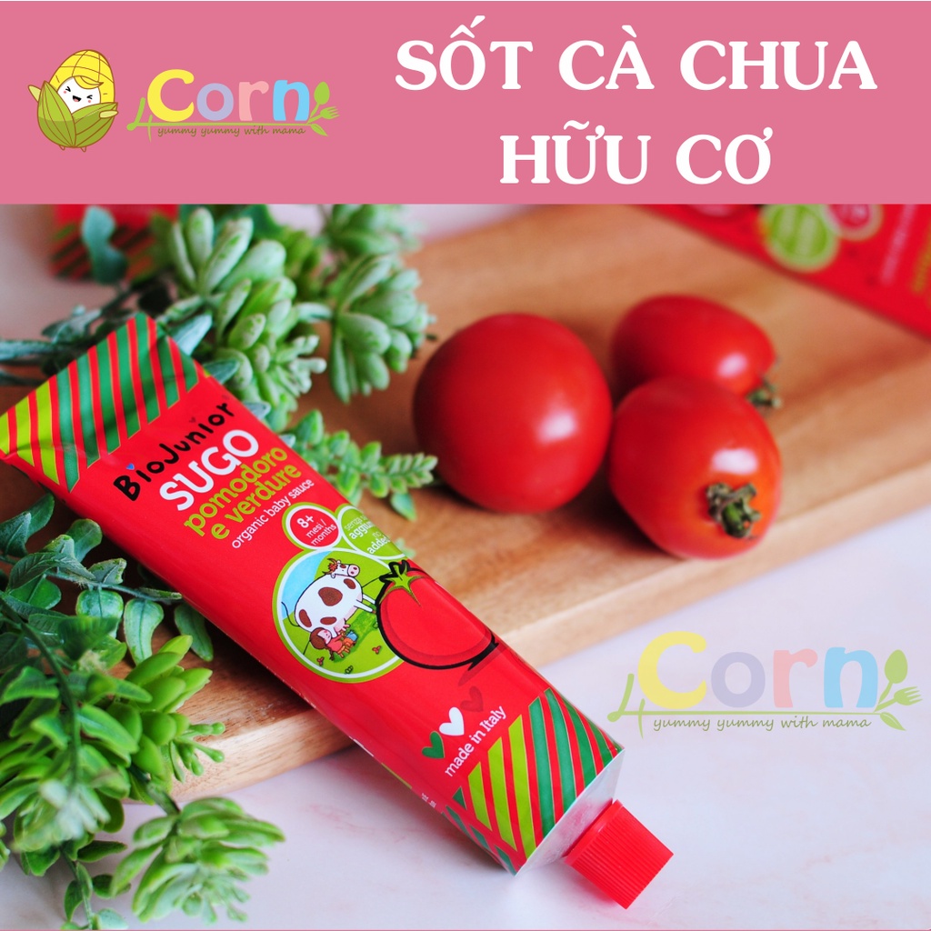 Sốt cà chua hữu cơ BioJunior - Cho bé 8m+