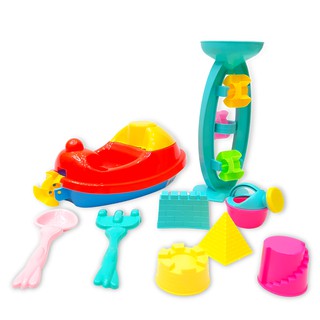 Đồ chơi xúc cát Ca nô đi biển có guồng quay cát HT7531