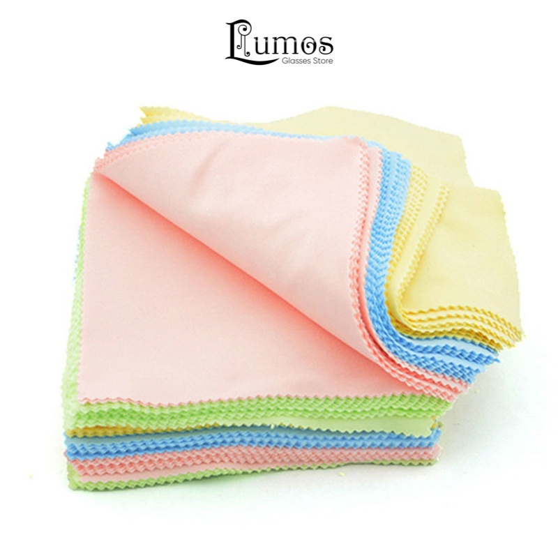 Khăn lau mắt kính, màn hình điện thoại chuyên dụng chất liệu cotton mềm mịn - LUMOS