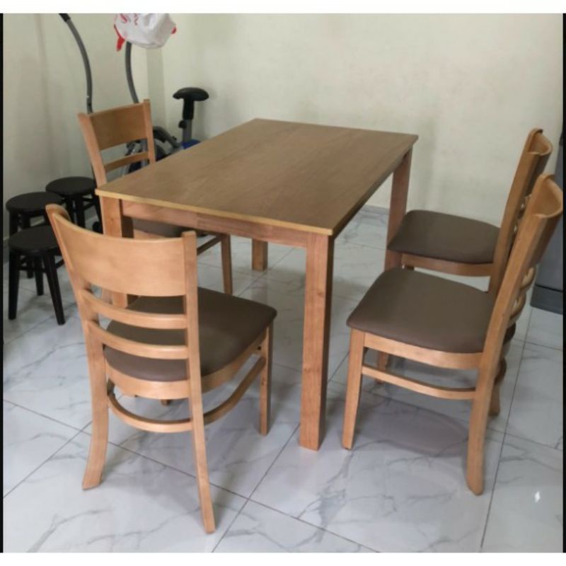 Bàn Ghế Gỗ Cabin, ghế Mango phòng ăn, quán caffe sang trọng lịch sự