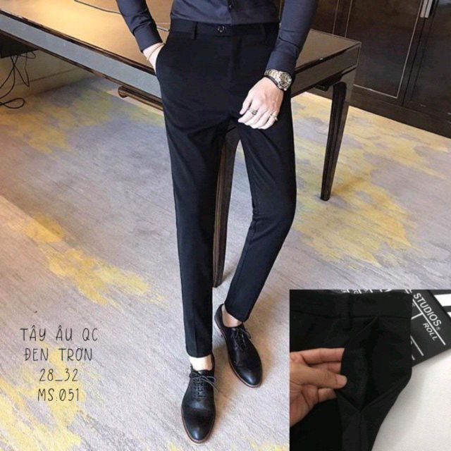 Quần tây âu nam kẻ sọc cao cấp | BigBuy360 - bigbuy360.vn