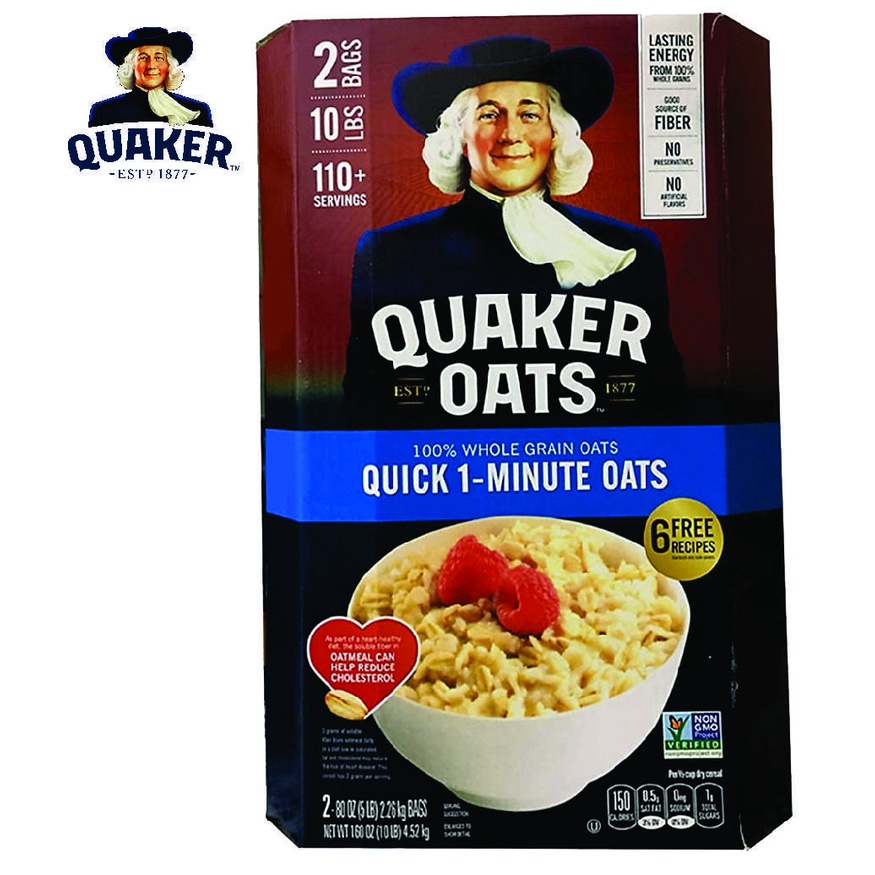 Yến Mạch Mỹ Quaker Oats Quick 1-Minute