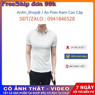 Áo POLO nam cộc tay nam có cổ dáng ôm với những họa tiết 3d tạo nên sự tự trước đám đông