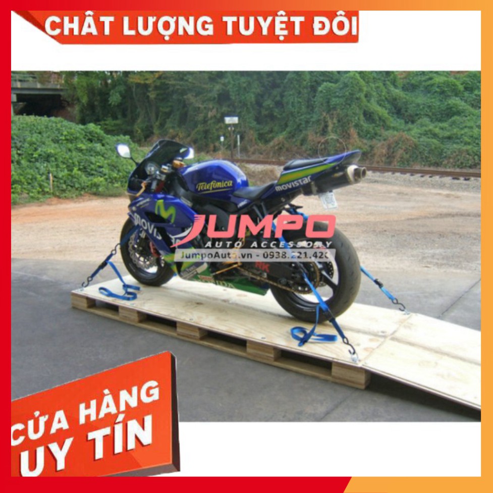 Bộ 4 dây bẹ cột hàng chở xe máy bản 2.5x35cm Liên Sơn Kho Sài Gòn