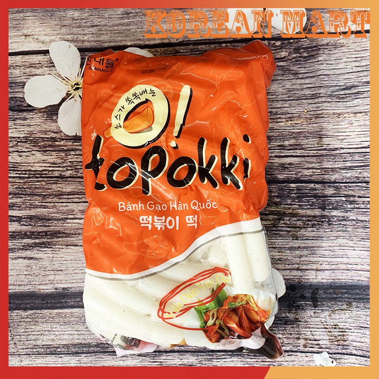 [KoreanMart] Bánh gạo xào cay Tokbokki Hàn Quốc 1kg