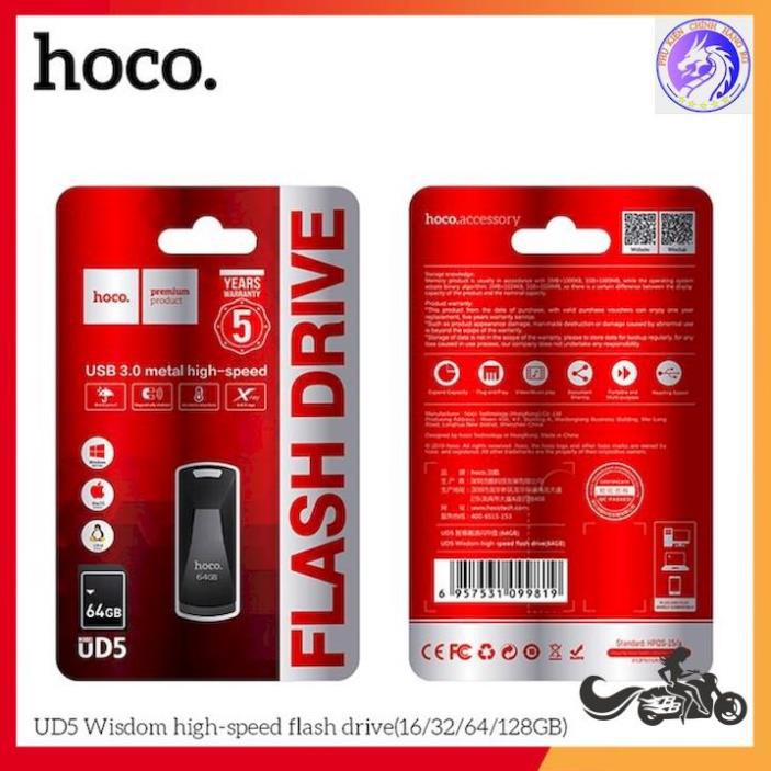 USB 3.0 TỐC ĐỘ CAO 16GB 32GB 64GB CHÍNH HÃNG HOCO UD5