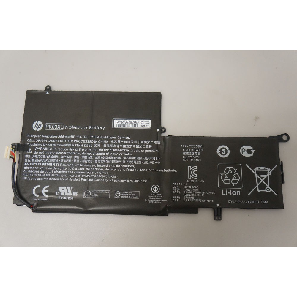 PIN [ZIN] LAPTOP HP Spectre x360 13-4000 PK03XL 789116-005 788237-001 6789116-005 788237-2C1 - BẢO HÀNH 6 THÁNG