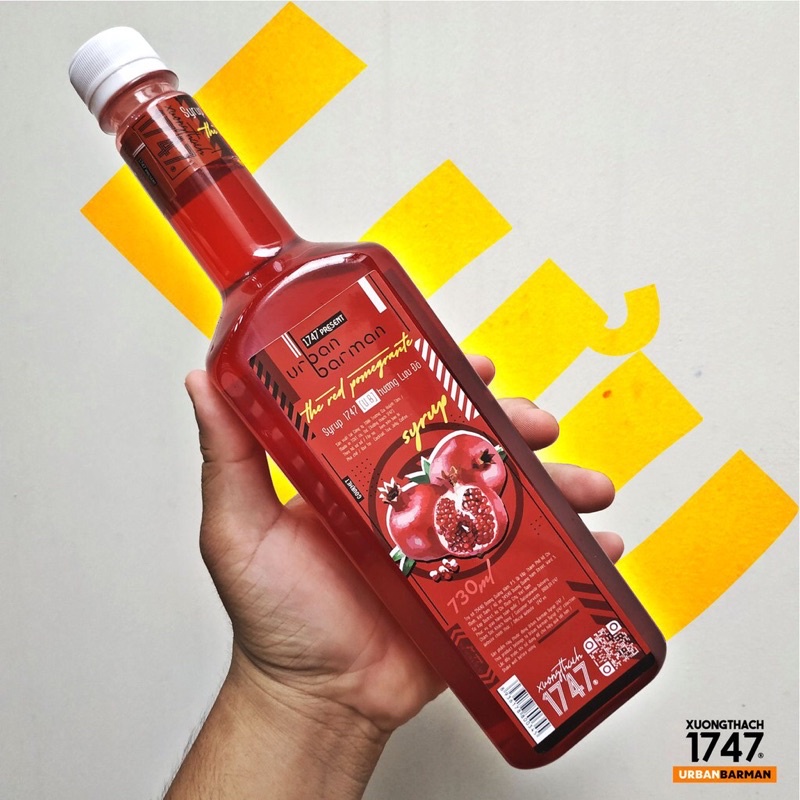 Siro lựu 1747 urban bacman 730ml
