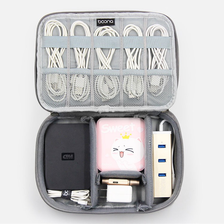 Túi đựng phụ kiện điện tử baona tiện dụng | BigBuy360 - bigbuy360.vn