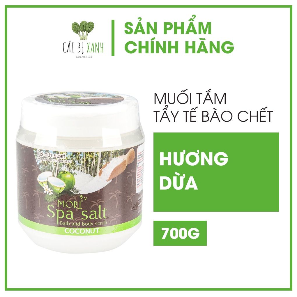 Muối Tắm Tẩy Tế Bào Chết Mori Spa Salt Bath & Body Scrub 8 mùi hương 700g