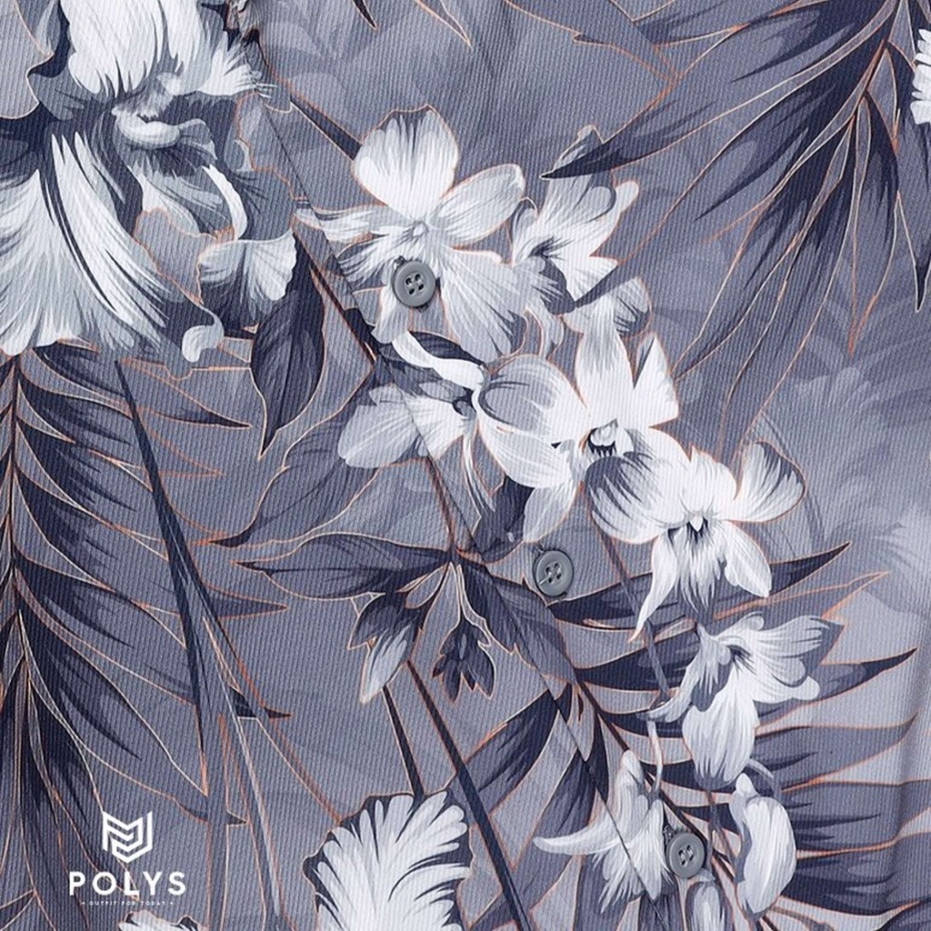 Áo Sơ Mi Nam Tay Ngắn Họa Tiết ORCHID PALM-POLYS | Form Suông, Trẻ Trung, Phong Cách, Cá Tính, Thoáng Mát. | BigBuy360 - bigbuy360.vn