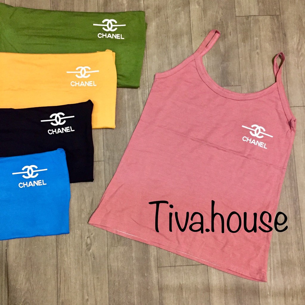 Áo thun 2 dây chữCha co dãn tốt