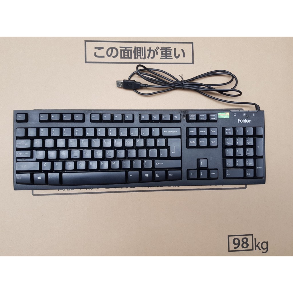 Bàn phím chuột Fuhlen L411 chính hãng cũ chơi game cổng kết nối USB,hàng thanh lý vẫn dùng tốt | BigBuy360 - bigbuy360.vn