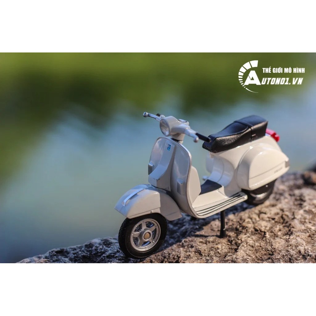 MÔ HÌNH XE VESPA PX 2016 WHITE 1:18 WELLY 5721