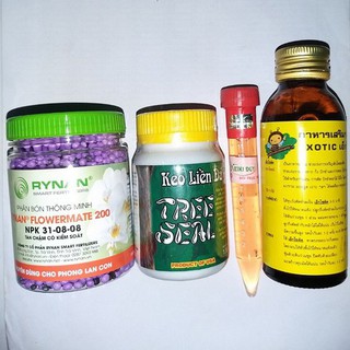 Combo kích kei Hoa Lan EXOTIC+KIE DUY ĐỎ+ RYNAN 31-8-8 +TREE SEAL