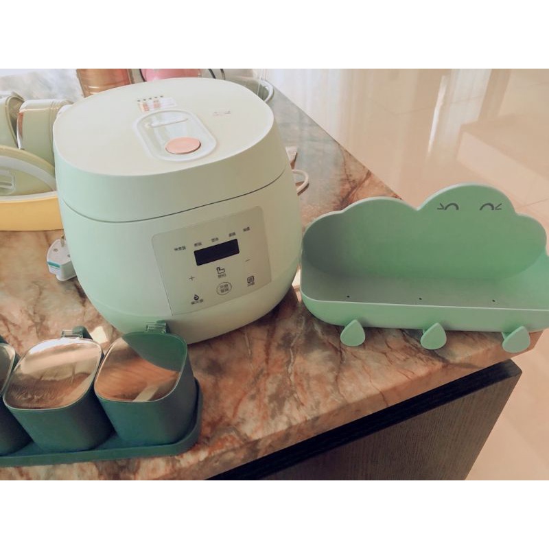 Nồi cơm điện đã năng Bear 4L xanh mint mẫu mới