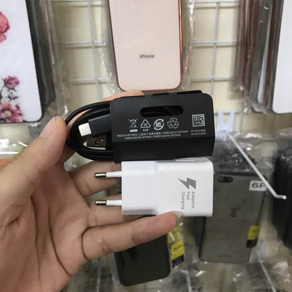Sạc Nhanh SamSung Chính Hãng - Bộ Cáp Sạc USB - Type C dùng cho Note 8 S10, Note 10, S20, S20+, S20 Ultra - BH 3 Tháng