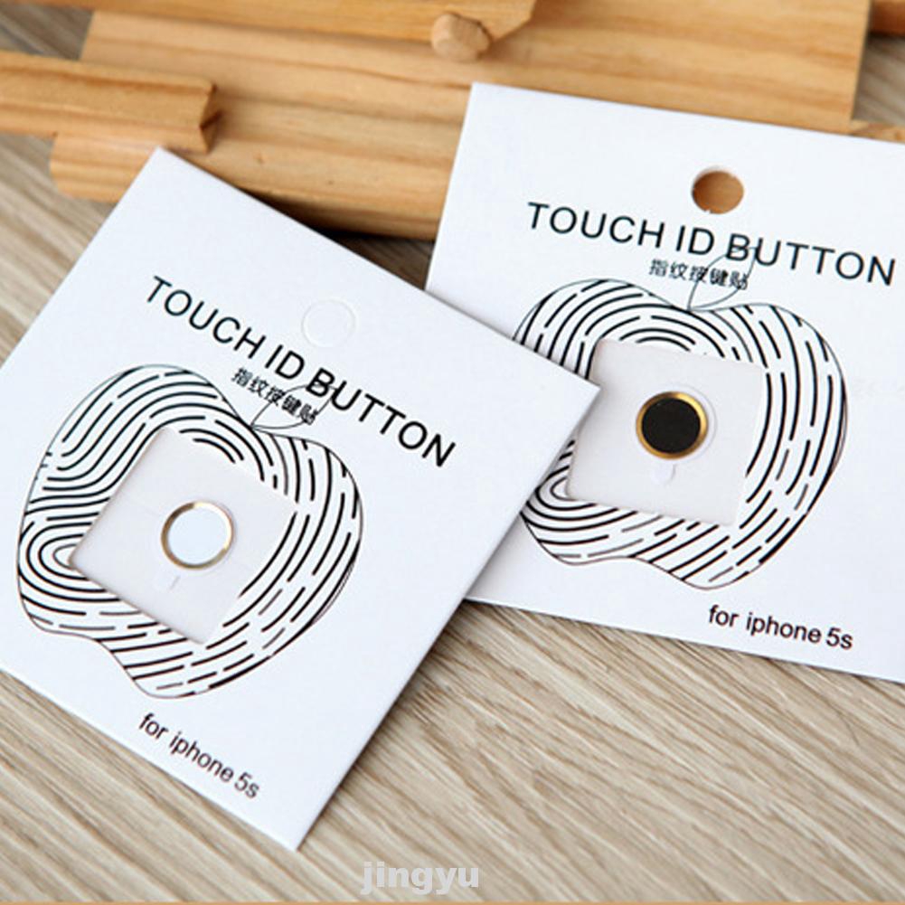 Button Sticker Decal Thin Fingerprint Unlock Accessories Easy Apply Wear Resistant For IPhone