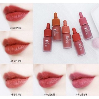 Son Kem Lì Nhẹ Môi, Mịn, Bền Màu Peripera Ink The Airy Velvet Hàn Quốc