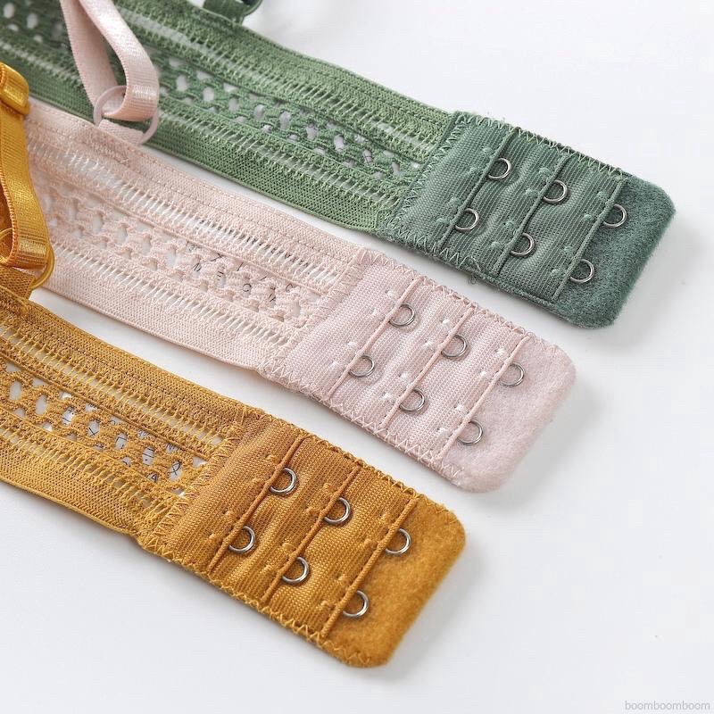 Áo bra ren hoa cút hai dây - Bra ren đệm mút chất cotton thấm hút mồ hôi mát mịn Cavera B7156