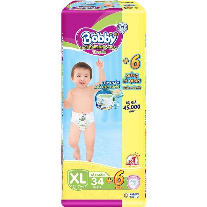 TÃ QUẦN BOBBY XL34+6( mẫu mới