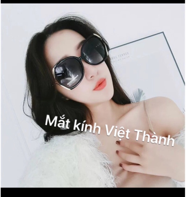 Kính mát nữ chống UV400 mắt kính thời trang chống nắng sang chảnh