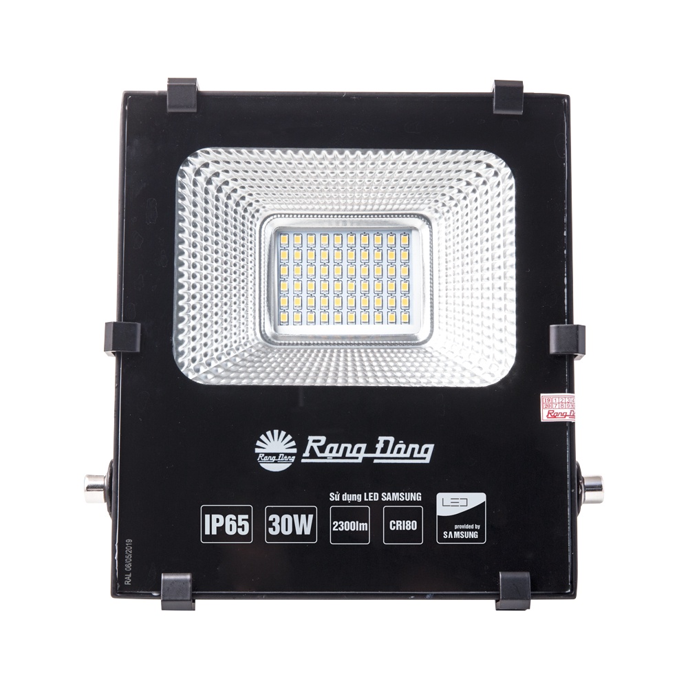 Đèn LED chiếu pha Rạng Đông soi sáng khuân viên, sân bóng, công cộng 30W