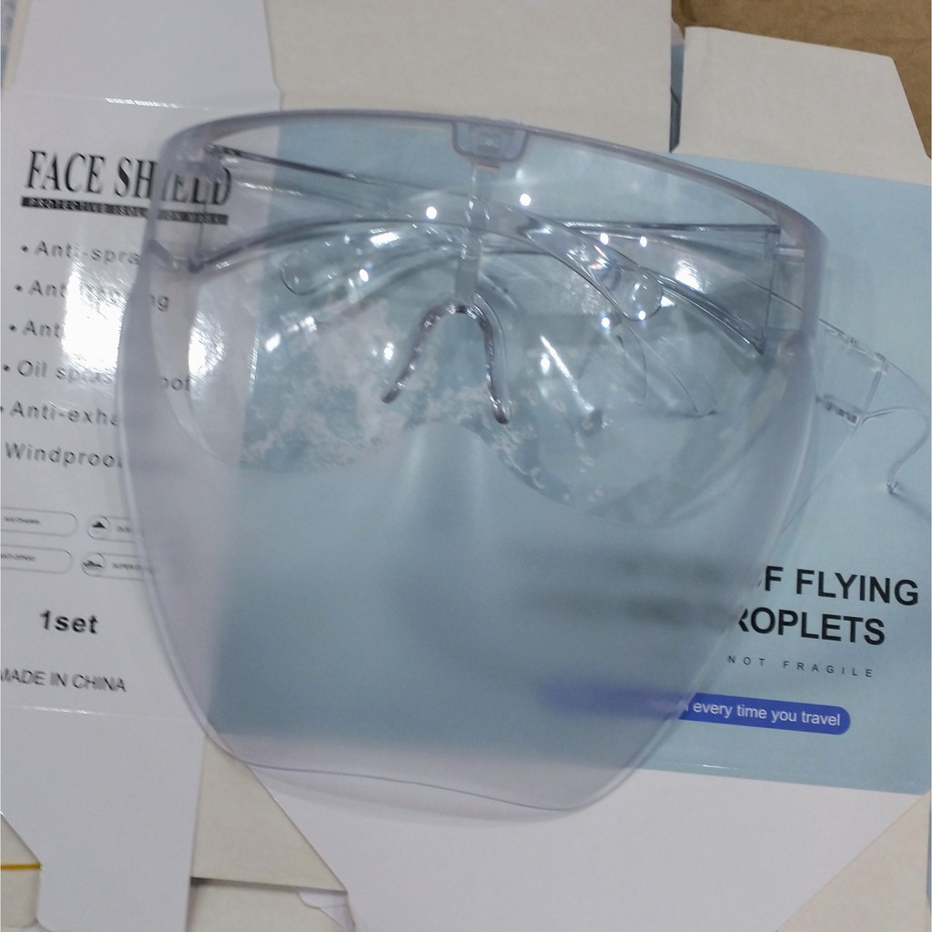 Face Shield - Kính Nhám Chống Giọt Bắn , Kính Chắn Giọt Bắn Cao Cấp Cho Người Lớn