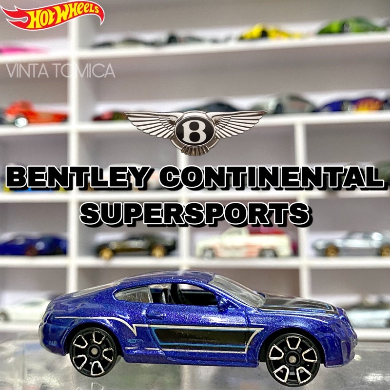 Xe mô hình Hot Wheels Loose Bentley Continental Supersports tỉ lệ 1:64
