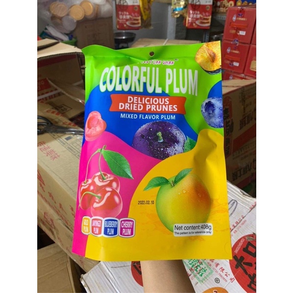 Ô mai mận mix vị siêu ngon túi 408g