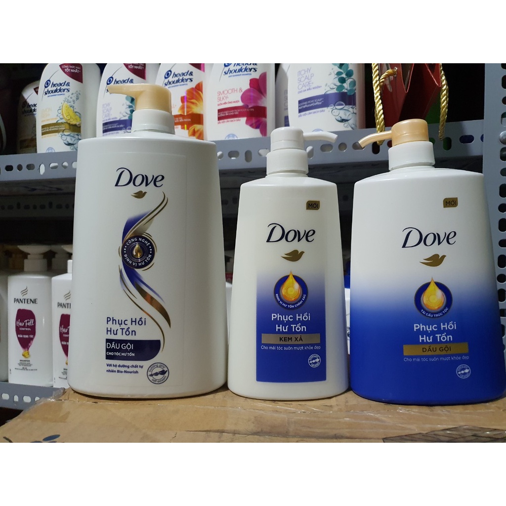 DẦU GỘI DOVE PHỤC HỒI HƯ TỔN 1.4KG/880G/XẢ620