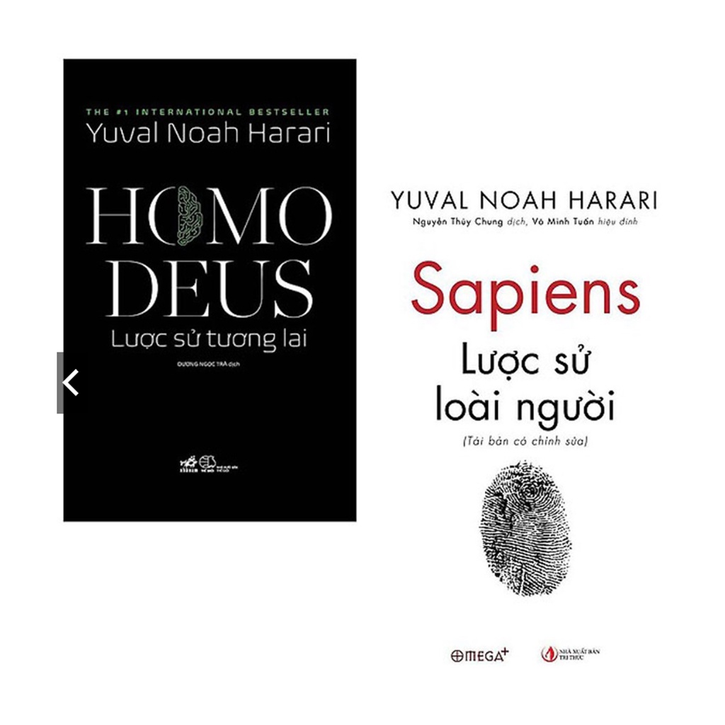 Sách - Combo Sapiens: Lược Sử Loài Người + Homo Deus - Lược Sử Tương Lai
